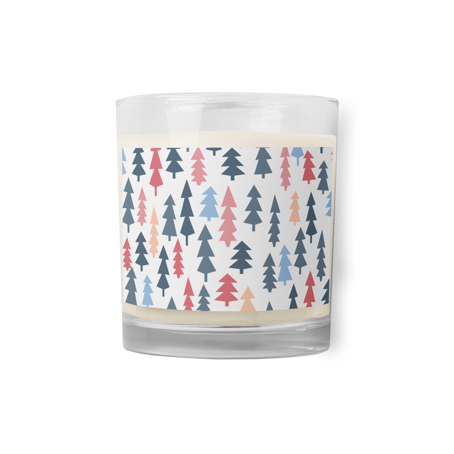 XMAS Tree Glass jar soy wax candle