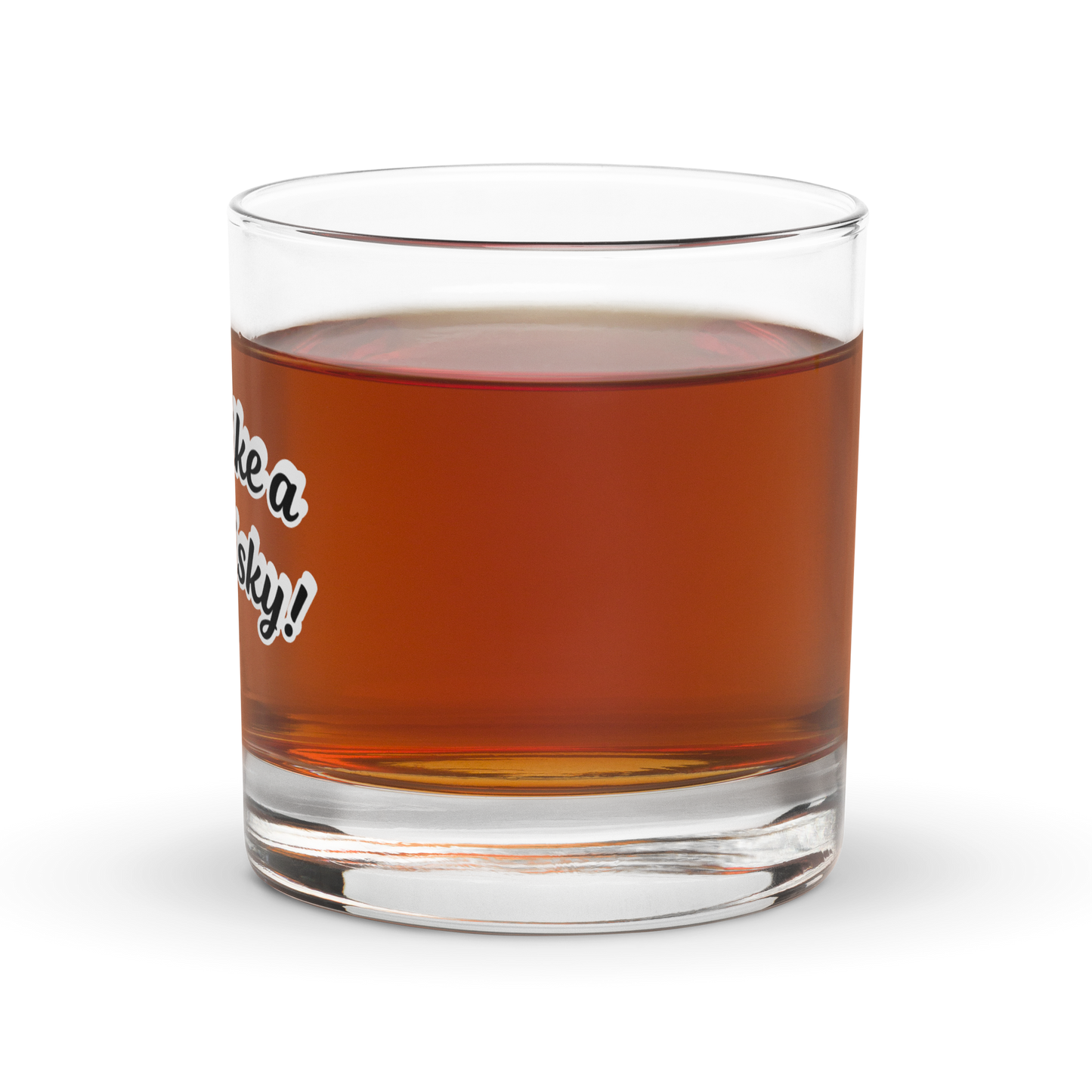 Aging like a nice whisky , Rocks glass
