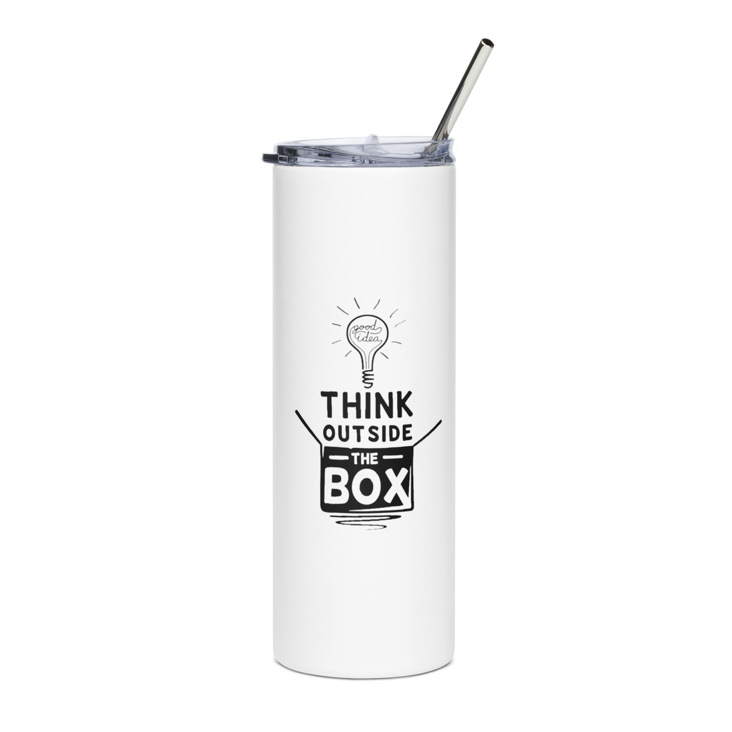 Think of of the box, Stainless steel tumbler, 20 oz (600 ml)