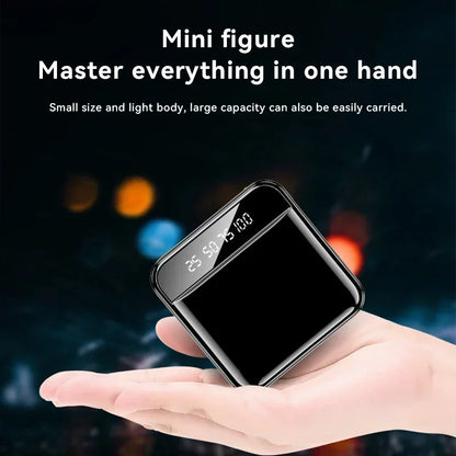30000mAh Mini Power Bank Super Fast Charge Portable External Battery Pack Digital Display Powerbank For Xiaomi iPhone Samsung