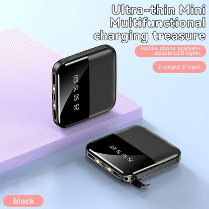 30000mAh Mini Power Bank Super Fast Charge Portable External Battery Pack Digital Display Powerbank For Xiaomi iPhone Samsung