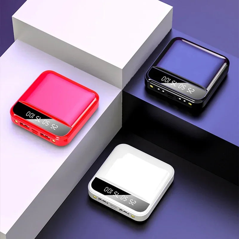 30000mAh Mini Power Bank Super Fast Charge Portable External Battery Pack Digital Display Powerbank For Xiaomi iPhone Samsung