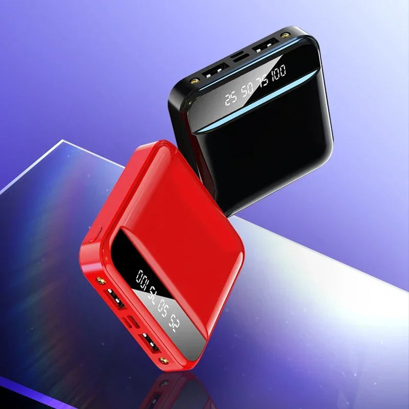 30000mAh Mini Power Bank Super Fast Charge Portable External Battery Pack Digital Display Powerbank For Xiaomi iPhone Samsung