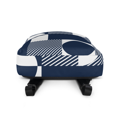 Blue n White Backpack, Bak2School