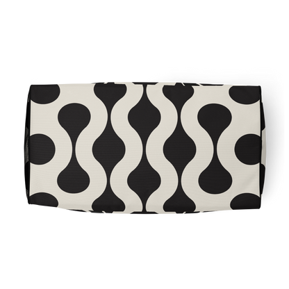 Modern Black n White Duffle bag