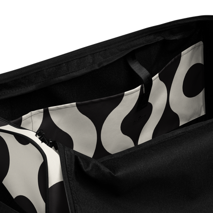 Modern Black n White Duffle bag