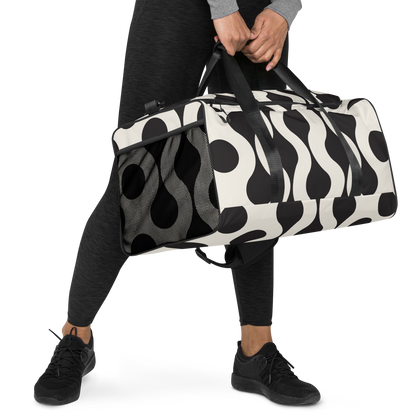 Modern Black n White Duffle bag