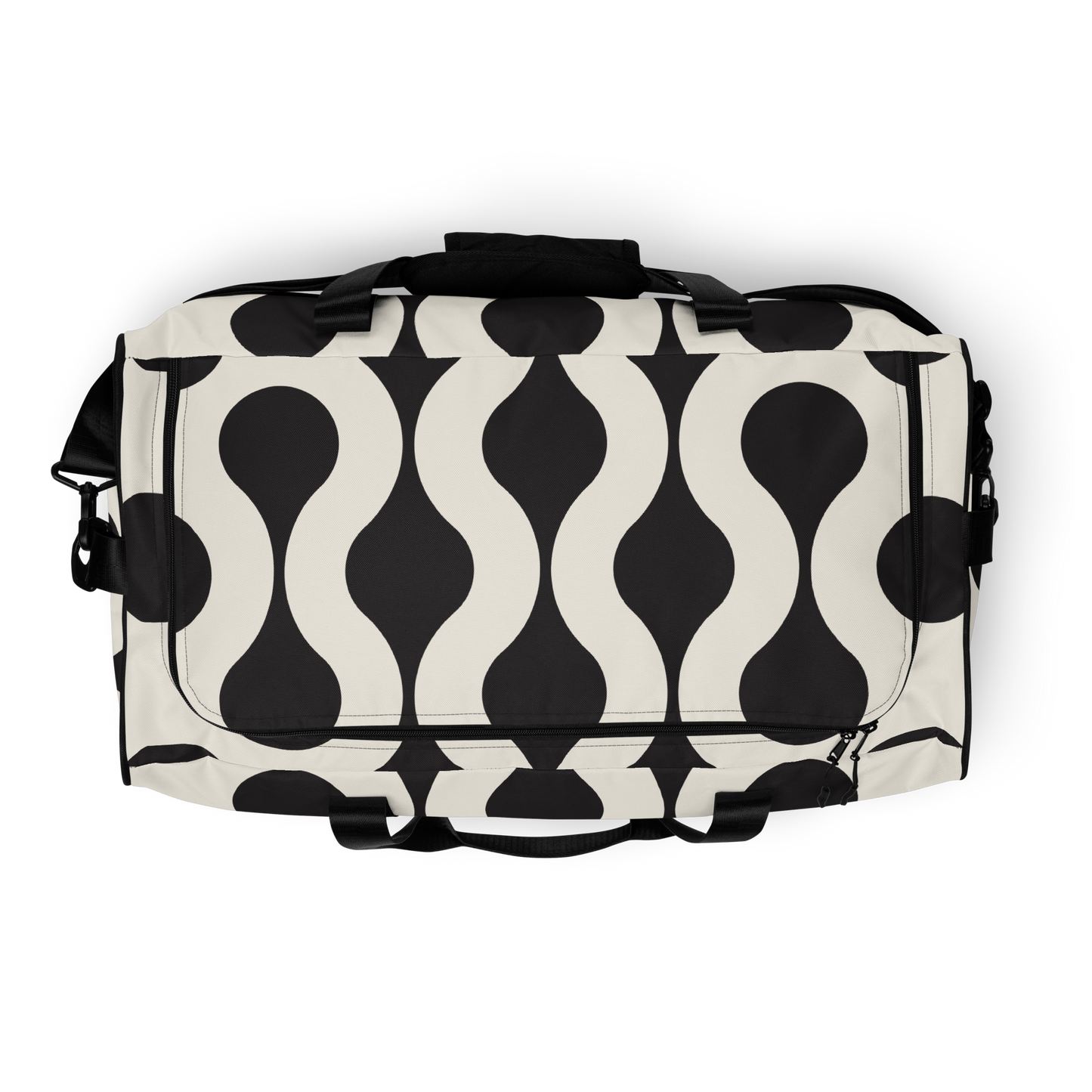Modern Black n White Duffle bag
