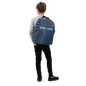 Stay cool, Blue n White Backpack