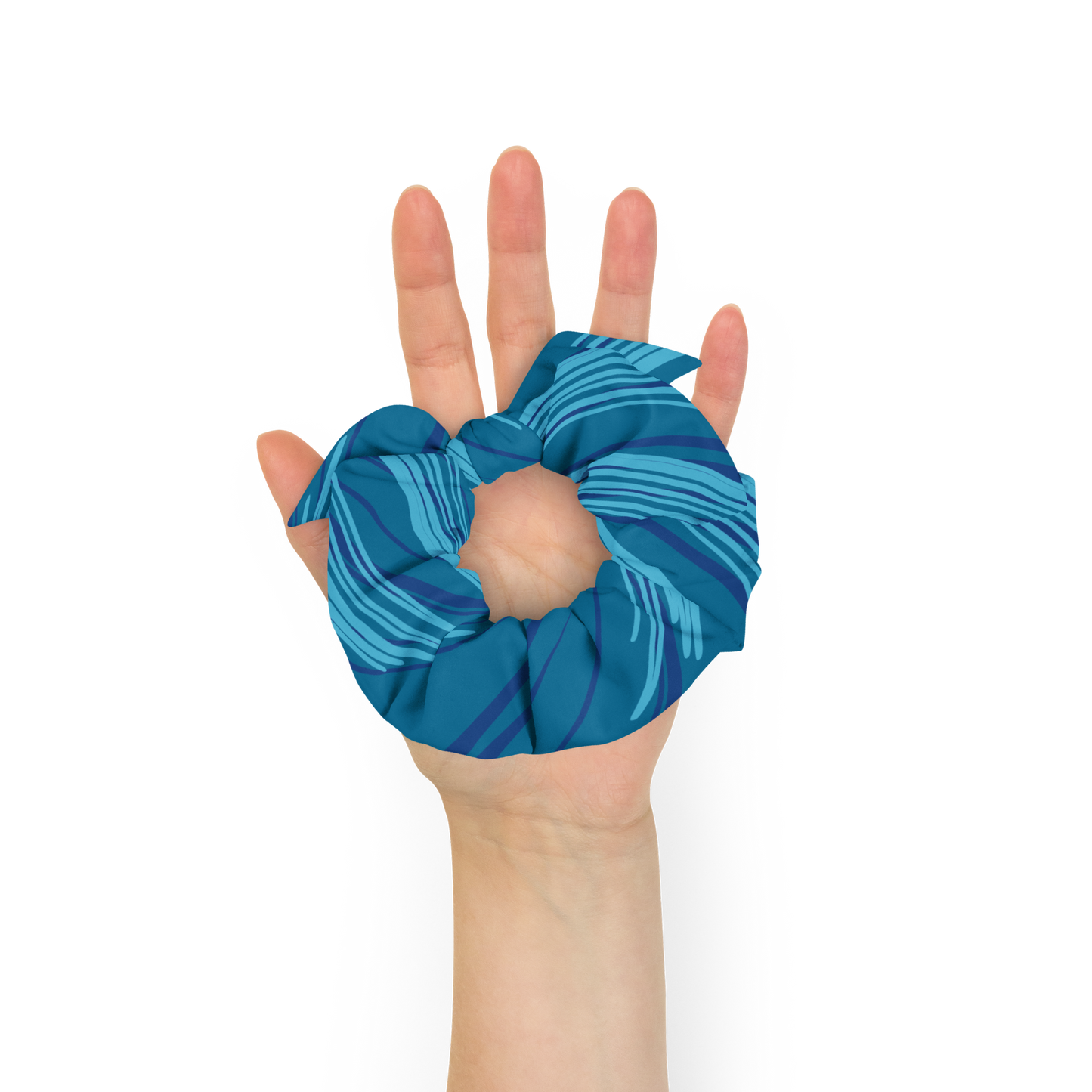Τurquoise Scrunchie