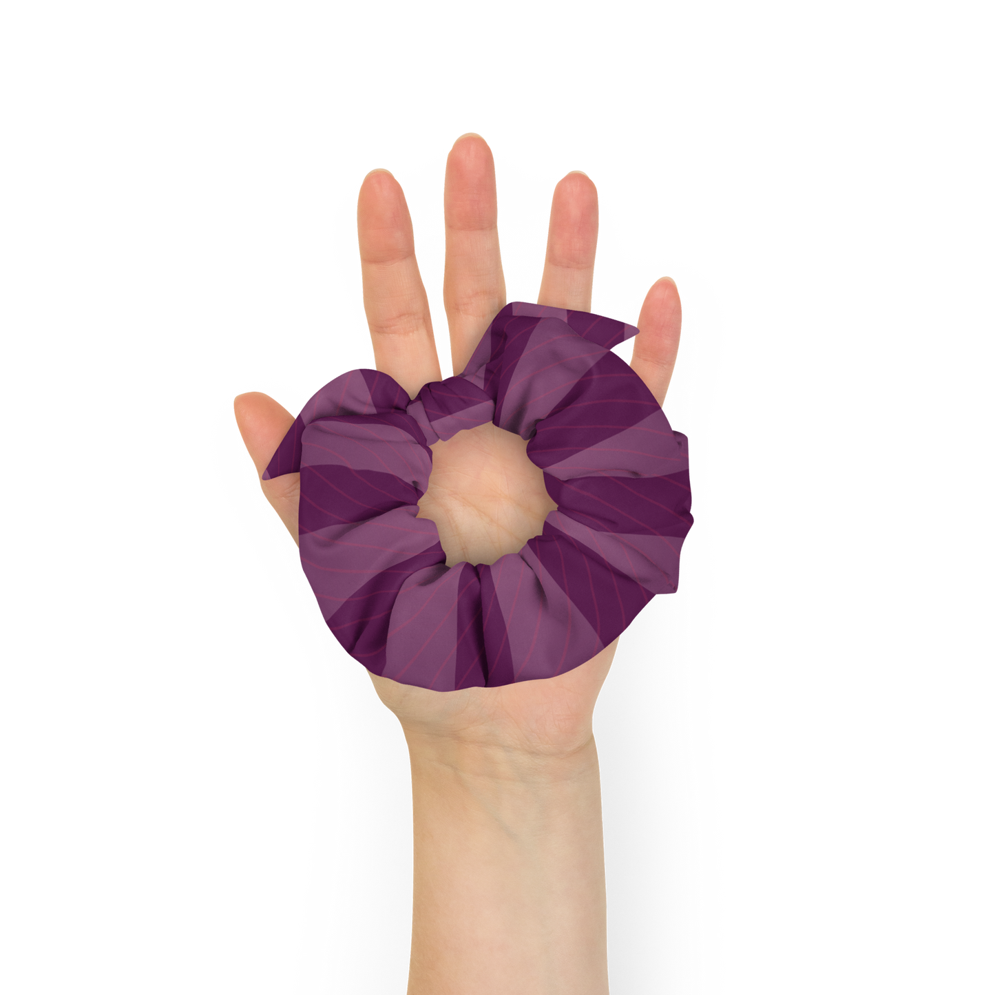 Elegant Purple Scrunchie