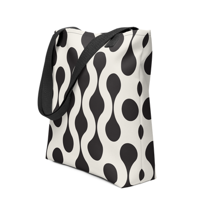Modern Back n White Tote bag
