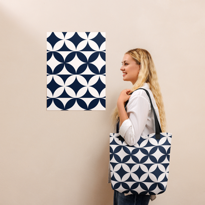 Stylish Modern squares Tote bag
