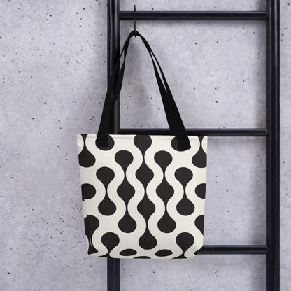 Modern Back n White Tote bag