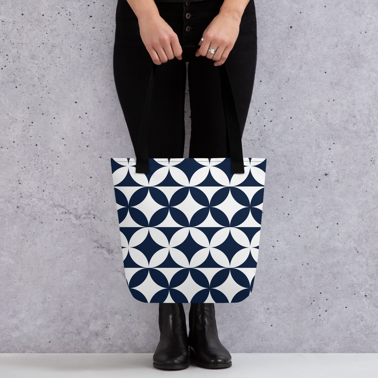 Stylish Modern squares Tote bag