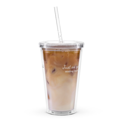 Just as you Dream it ! Double-layer lear plastic tumbler, 600ml.