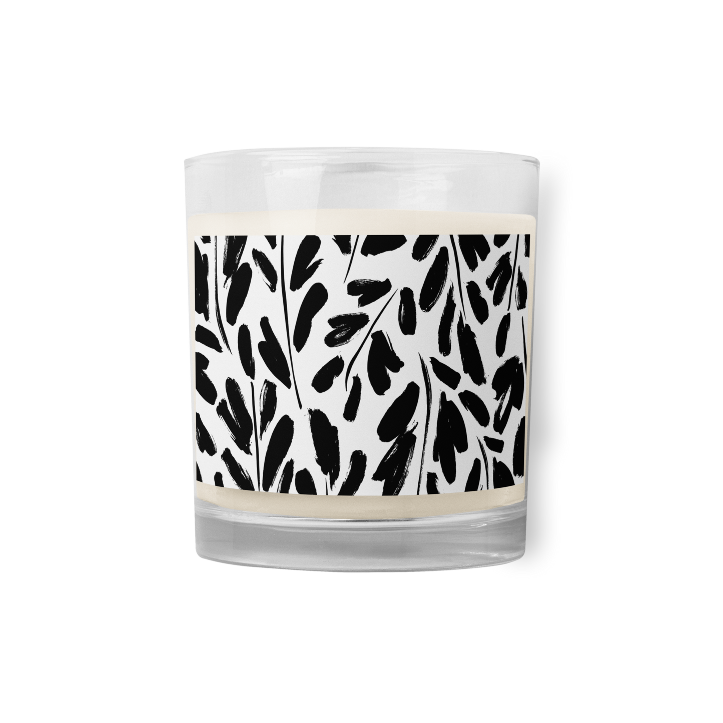Stylish Glass jar soy wax candle