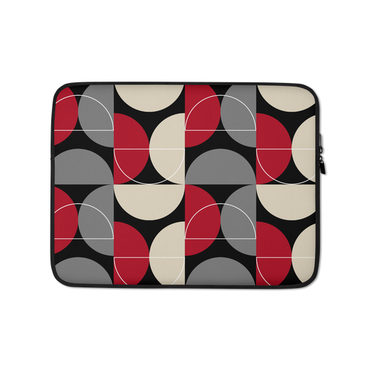 Soft protective Laptop Sleeve, Red Black edition