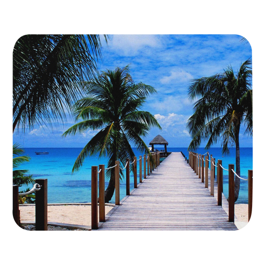 Exotic beach , summer, Mouse pad