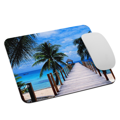 Exotic beach , summer, Mouse pad
