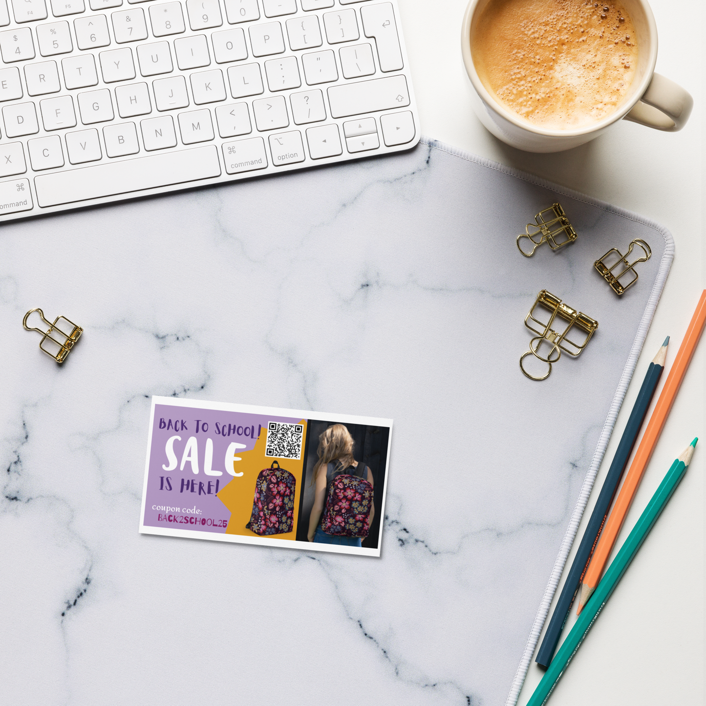 Set of business cards