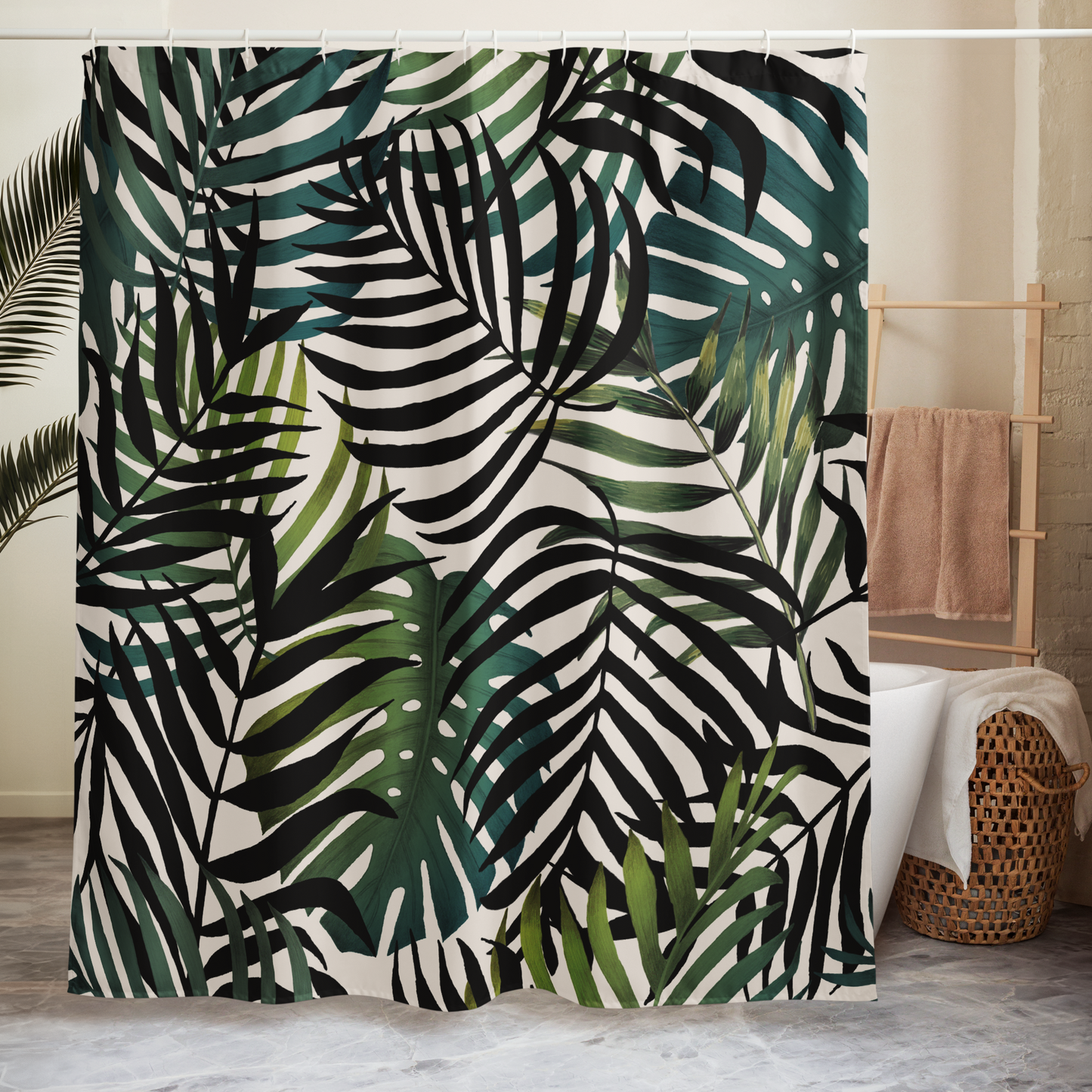 Jungle theme , Shower curtain