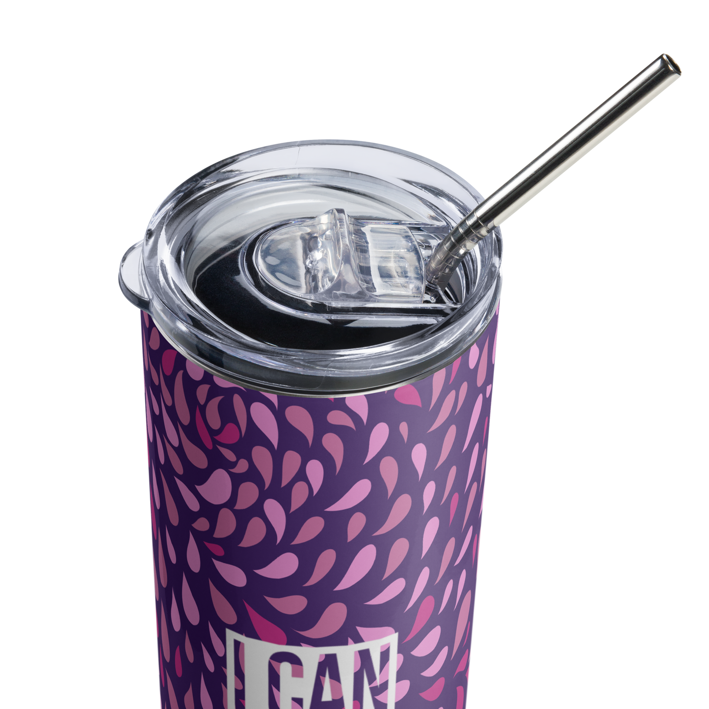 I can and I will, girls stainless steel tumbler
