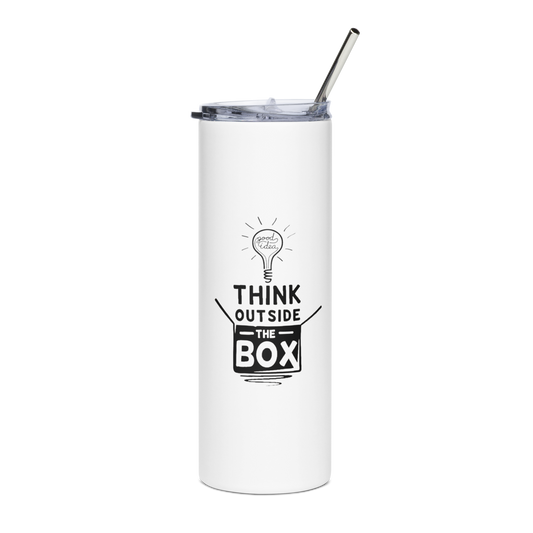 Think of of the box, Stainless steel tumbler, 20 oz (600 ml)