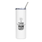 Think of of the box, Stainless steel tumbler, 20 oz (600 ml)