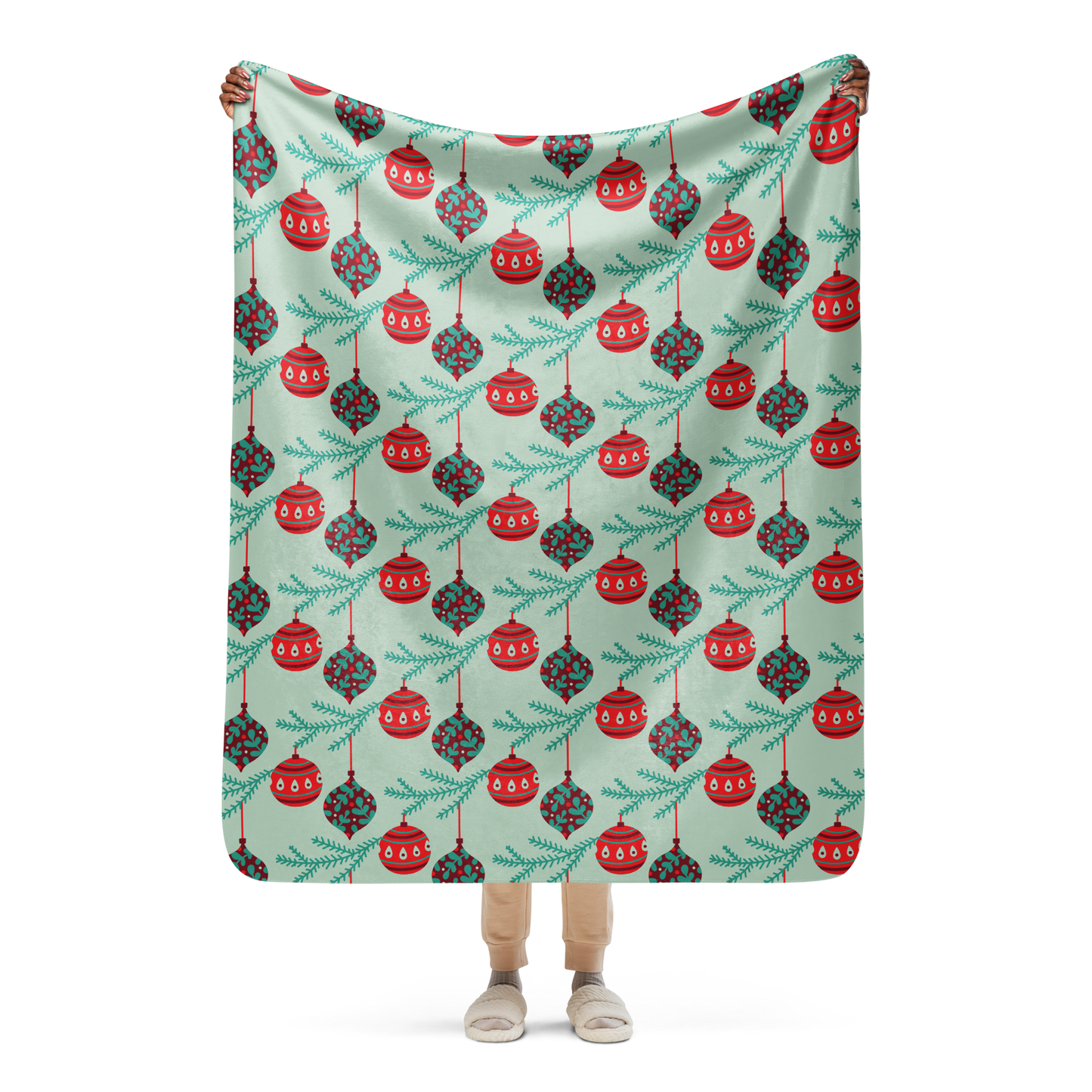 XMAS Sherpa blanket