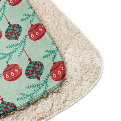 XMAS Sherpa blanket