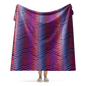 Colorful Sherpa blanket
