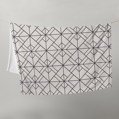 Elegant soft throw blanket, Hypoallergenic, Flame retardant