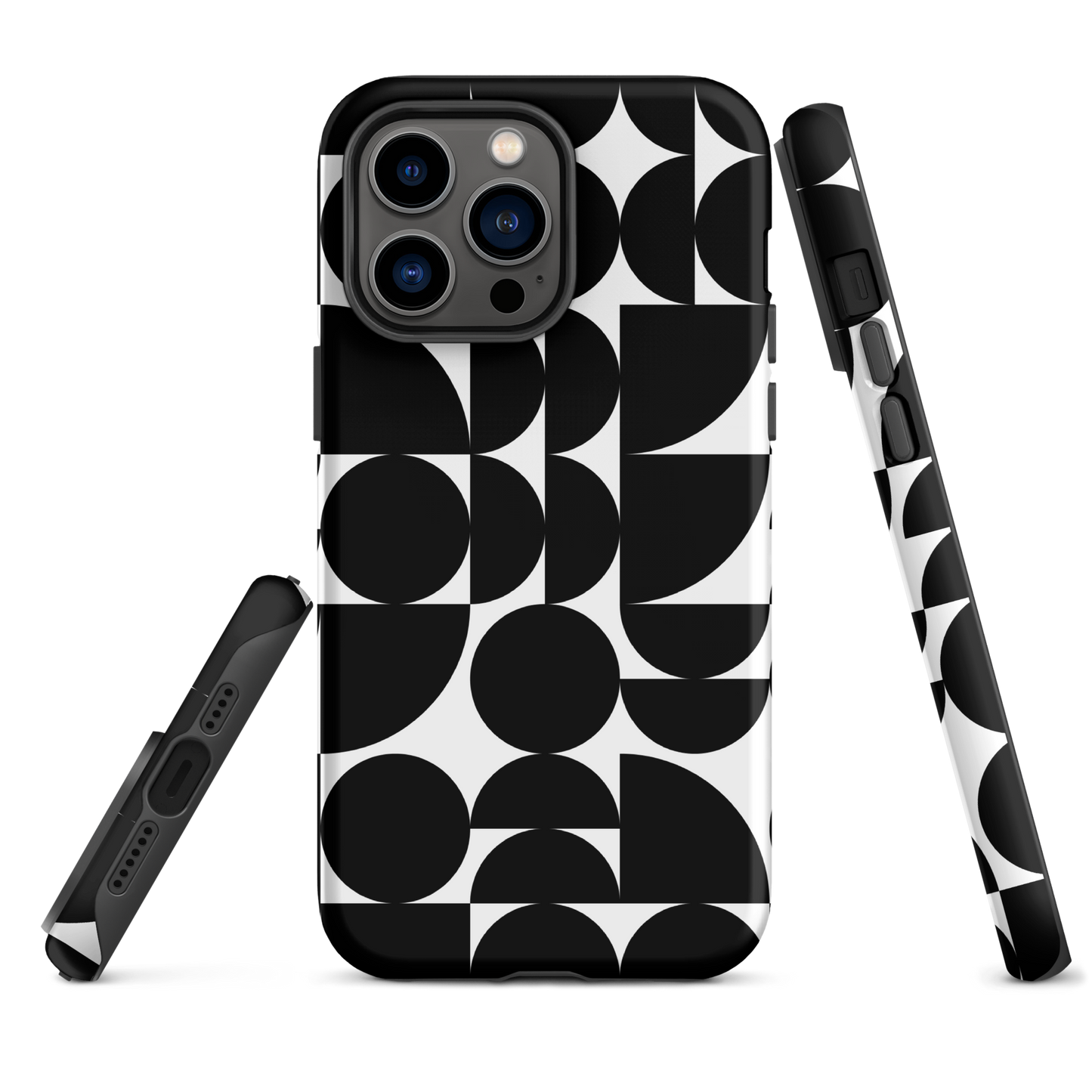 Black n White Tough Case for iPhone®