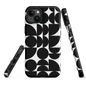 Black n White Tough Case for iPhone®