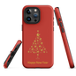 Red protective Tough Case for iPhone®, Happy New year