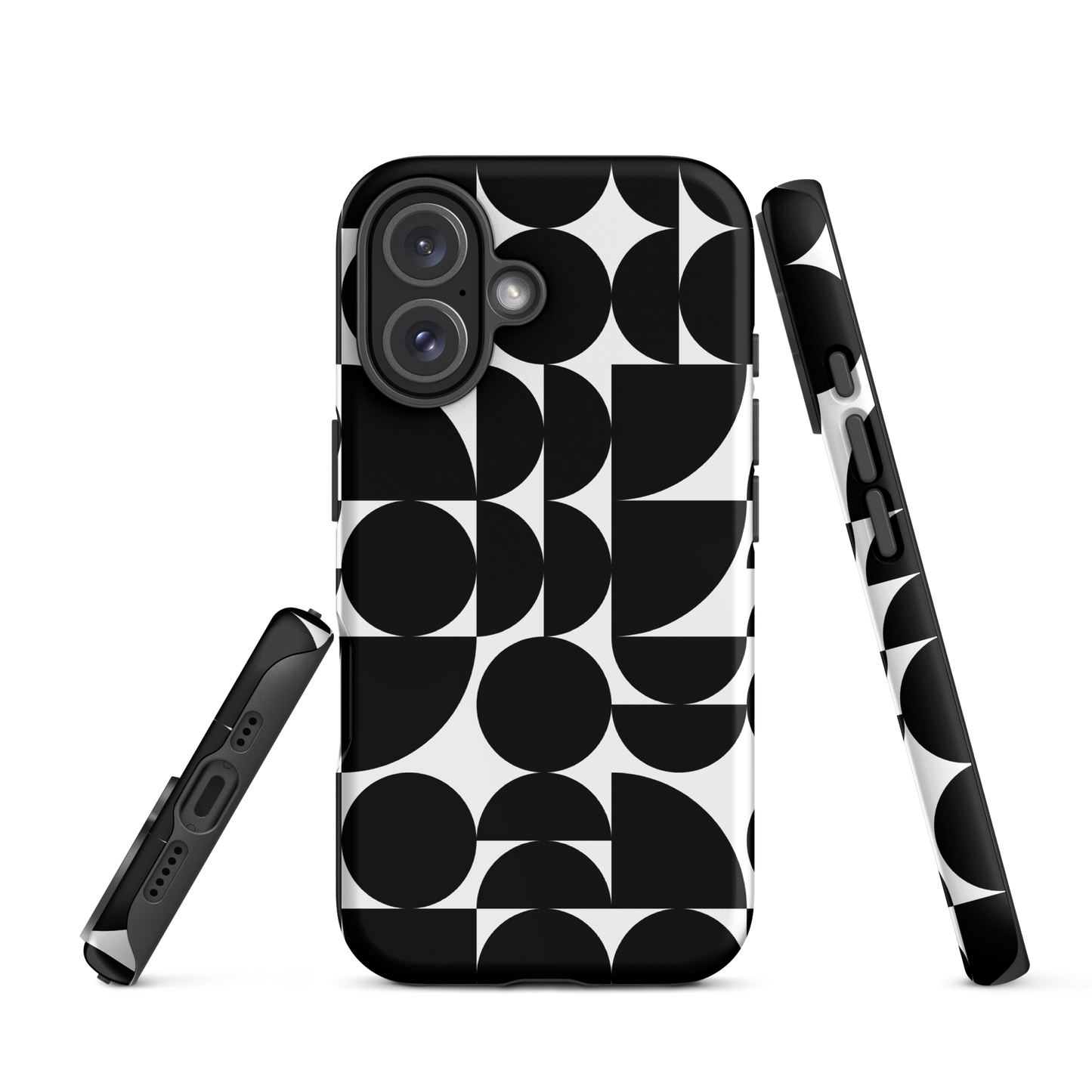 Black n White Tough Case for iPhone®