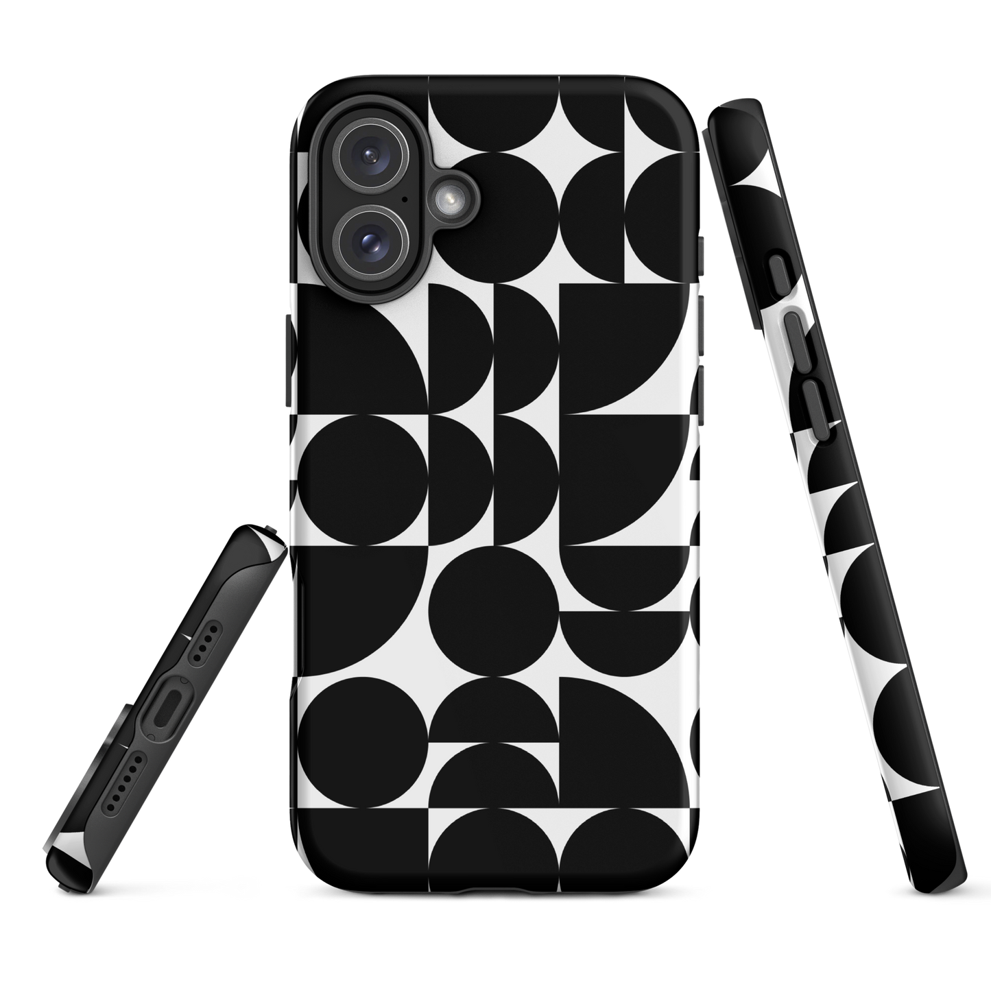 Black n White Tough Case for iPhone®