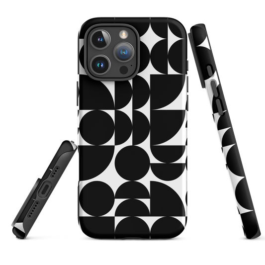 Black n White Tough Case for iPhone®