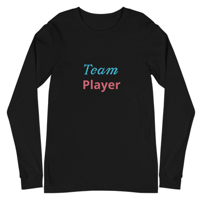 Men Long Sleeve Tee, Team Player