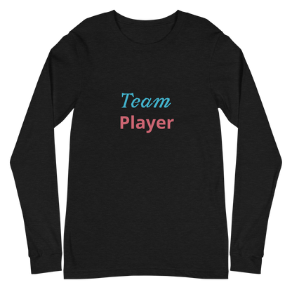 Men Long Sleeve Tee, Team Player