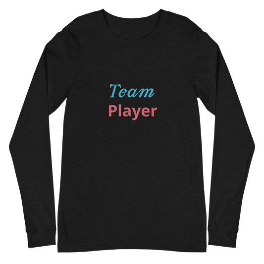 Men Long Sleeve Tee, Team Player