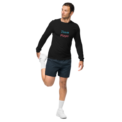 Men Long Sleeve Tee, Team Player