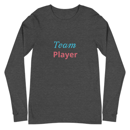 Men Long Sleeve Tee, Team Player
