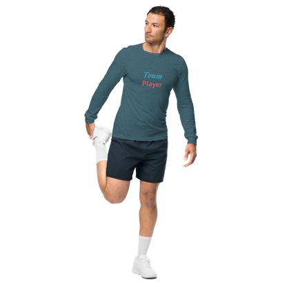 Men Long Sleeve Tee, Team Player