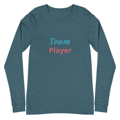 Men Long Sleeve Tee, Team Player