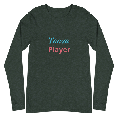 Men Long Sleeve Tee, Team Player
