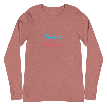 Men Long Sleeve Tee, Team Player