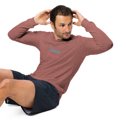 Men Long Sleeve Tee, Team Player