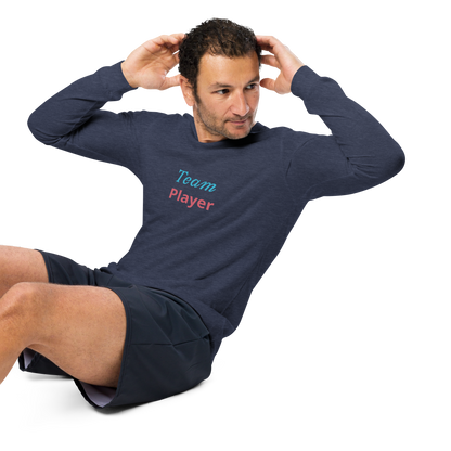 Men Long Sleeve Tee, Team Player